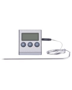 Termometer/kohëmates kuzhine, Emos, 59 sec - 99 min, -20 °C / 250 °C, 1xAAA, 7x6.5x1.8 cm