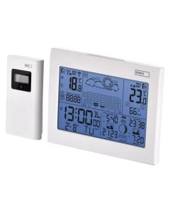 Stacion moti, Emos, orë/kalendar/alarm, matës temperature/lagështie, 2xAAA/3xAAA