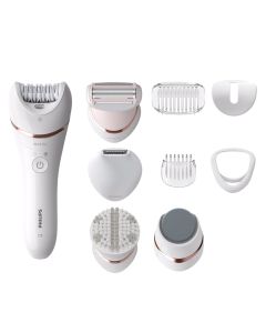 Depilator, Philips, 32 piskatore, 2 shpejtësi, 8 koka depilimi