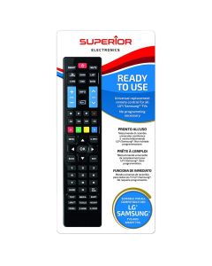 TV remote control, Superior, for LG/Samsung Smart, 2xAAA, 20.5x4.5x2 cm