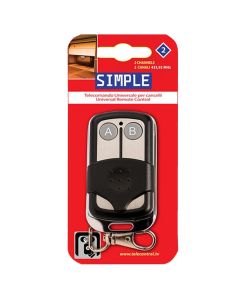 Universal RF remote control for gates, Superior, 2 buttons, 1xA27, 12V, 6x3.5x1.5 cm