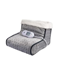 Electric Foot Warmer, Alpina, 100 W, 100% polyester, 3 heating levels, cover washable at 30 °C, 220-240V/50Hz, 30x30x23 cm