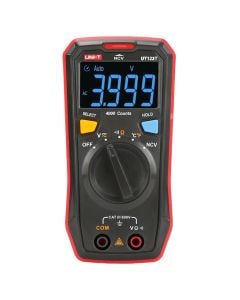 Multimetër dixhital, Unit-t, 600V AC/DC, 20 MΩ, -40 °C - 300 °C, ‒40℉ - 572℉, 2xAAA, 13x6.5x2.8 cm