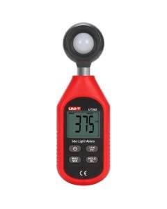 Mini Luxmetër dixhital, UNI-T, me kabllo USB, 0 - 199.900Lux, 0 - 18.500Fc, 1x9V, 19.5x4.5x2.6 cm