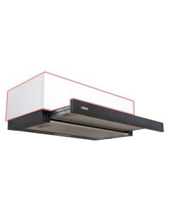 Kitchen hood, Fuego, 65 W, 350 m³/hour, 3 suction levels, 55 dB, W60 cm