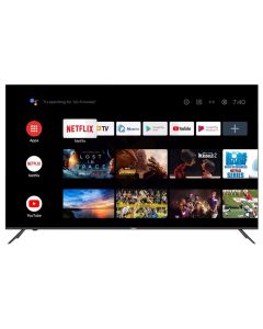 Televizor LED, Haier, 55", UHD 4K, 3840 x 2160 Pixels, Smart Android 11, 60 Hz, 4xHDMI, 2xUSB, 1xVGA, 1.5 GB RAM, 8 GB ROM, DVB-T+C+T2, W122.9xH77.4xD26.5 cm