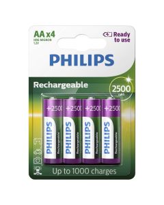 Bateri të rikarikueshme, Philips, 4xAA, 1.2 V NiMH, 2500 mA