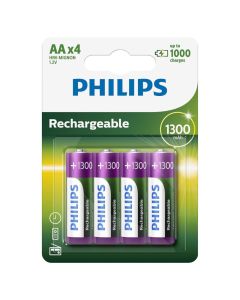 Bateri të rikarikueshme, Philips, 4xAA, 1.2 V NiMH 1300 mA