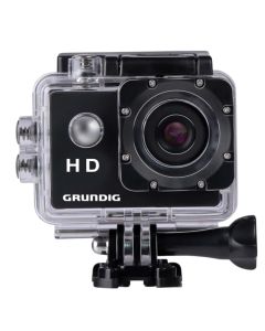 Action cam, Grundig, 720p, 100°, 5MP, LCD 2", 90 min, 30 m, 5.9x3x4.1 cm
