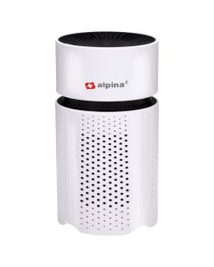 Pastrues ajëri, Alpina, 1.5 W, 6 m², 300 mA, 5V DC, HEPA 13 filter, 9x9x17 cm