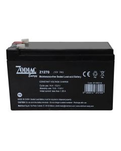 Rechargeable lead battery, ZODIAC, 7 Ah, 12 V, Faston 4.8 mm