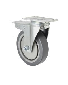 Rrote e rrotullueshme, me frena, metal/gome, Ø  125 mm