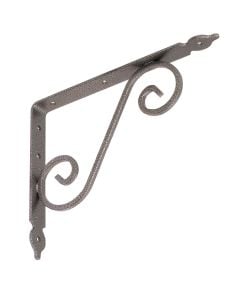 Wrought ornamental bracket 240x190 silver
