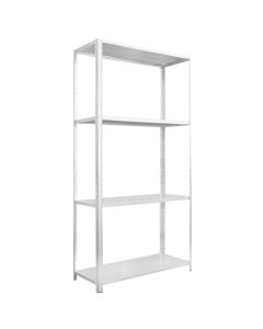 Metal shelf Interlocking L84xD30xH160 4 tiers Capacity for level 25kg - evenly loaded