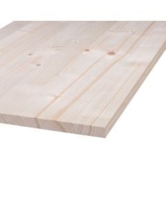 Spruce solid wood panel, 18 x 400 x 2000 mm