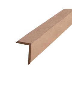 Cover profile decking (WPC), 2200x40x60mm, chestnut brown