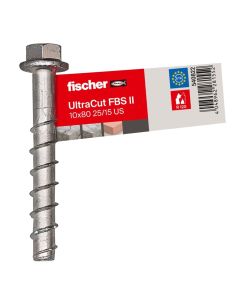 Vida betoni Fischer UltraCut FBS II 10 x 80 25/15 US, 1 pc
