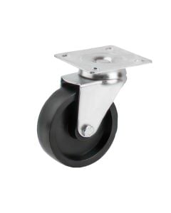 Rrote e rrotullueshme pa frena metal/Plastik, Ø 74 mm