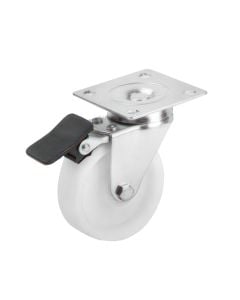 Rrote e rrotullueshme me frena metal/Plastik, Ø 74 mm