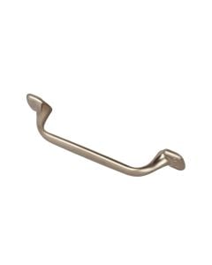 Handle, zamak, 96mm, matt nickel bisu