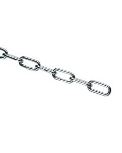 Long link chain electro galvanized, 5mm, 32mts