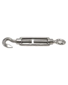 Turnbuckle din 1480 inox aisi 316 eye / hook, 12mm, 1/2mm