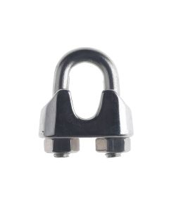 Wire rope clip din 741 inox aisi 316, 5mm, 24x24mm