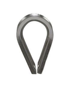Thimble stainless steel, 12mm, 66x42x26mm