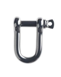 “d” shackle inox aisi 316, 10mm, 10x19x43mm