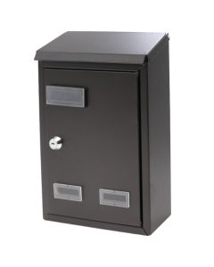 Mailbox,Steel anthracide, 210 x 70 x 300 mm