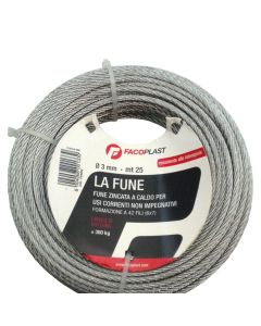 Kavo e galvanizuar (6x7+AT) Ø3mm, 25ml