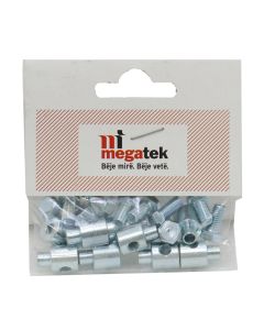 Zinc plated clip with side screw