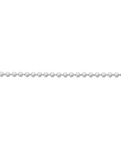 Decorative chain, chrome ball Ø3.6mm, reel 25ml