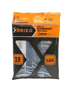 Pan Head  Self Drilling Screws, 4.2x45 mm 25pc/pack