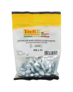 Bullon koke çader+dado, M6x25mm , Bag 15