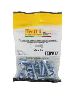 Bullon koke çader+dado, M6x30mm , Bag 15