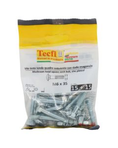 Bullon koke çader+dado, M6x35mm , Bag 15
