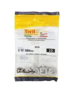 Rondele inoksi A2 e sheshte , M10x20x2mm , Bag 10