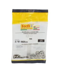 Rondele inoksi A2 e sheshte , M6x12x1,6mm , Bag 15