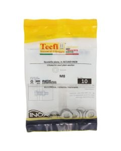 Rondele inoksi A2 e sheshte , M8x16x1,6mm , Bag 10