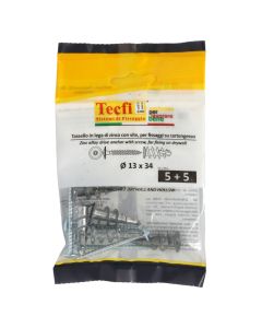 Upa metalike vetfiletuese+ vida, Ø13x34+4,5x50mm , Bag 5