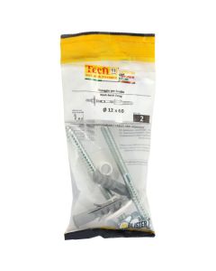Vide bullon +upa najloni, M10x120(Ø12x60) mm , Bag 2