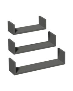 Raftet modulare,gri, 420/340/260 mm