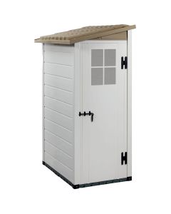 Storage sheds TUSCANY EVO TERRACO 100 for open balcony and garden, PVC, 95 x 139 x 201 cm.