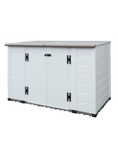 Storage warehouse BOX EVO 200 FLAT for garden,PVC, 203 x 91 x 104 cm.