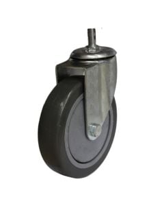 Rrote e rrotullueshme, pa frena, metal/gome, Ø  125 mm