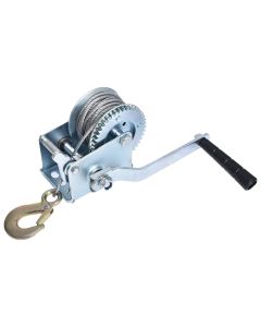 Hand winch without wire, 453 kg pull capacity