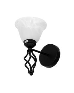 Ndricues muri  E14  1X40W, metal+xham, 18x18x11cm