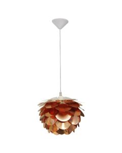Ndricues i varur E27  1X60W, plastik, ngjyrë bakri