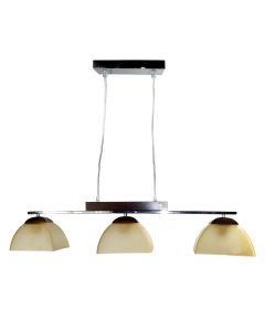 Ndricues i varur E27  3X60W, metal+dru,  88x22.5x101cm